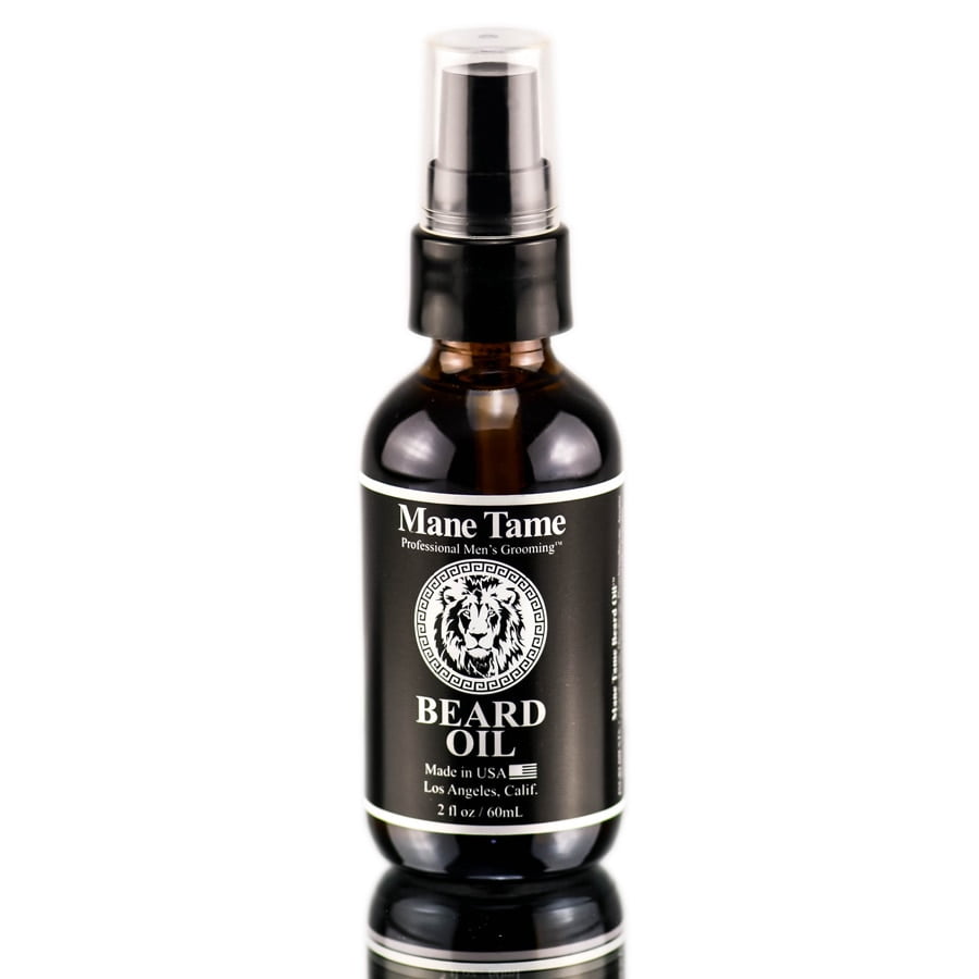 Mane Tame Professional Men's Grooming Beard Oil Size 2 oz Walmart
