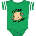 thumbnail image 3 of Inktastic I Loaf You a Lot with Cute Bread Clip Art Boys or Girls Baby Bodysuit, 3 of 5