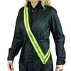 MOONSASH Fitted Reflective Gear for Walking at Night | Running, Biking, Dog Walking… Hi-Vis, Reversible & Comfortable Reflective Sash for Women, Men & Kids | US Patented | Best Replacement for Vest!