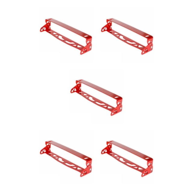VONKY Frame Tag Holder - Durable for Weatherproof Scratch Resistant Lightweight Car License Plate Frame red 24.5*21*3cm 5Set