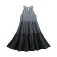 thumbnail image 4 of Robes d'Été Décontractées Robe d'Été Décontractée Filles Col Rond Sans Manches Robe Patchwork Robe Ludique Confortable Robe d'Été Décontractée Robes d'Été Mignonnes Robes d'Été Filles Robes d'Été, 4 of 8