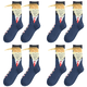 thumbnail image 1 of Calcetines Con Pelo Falso 3D para Hombres Y Mujeres (oscuro) Azul Amarillo, 1 of 4