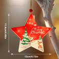 thumbnail image 2 of Navidad Luces Colgantes Decoraciones Led Copo De Nieve Estrella Lámpara Decoración De Navidad Regalo Perfecto Para La Familia Moyic HA043370-06, 2 of 6