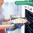 thumbnail image 7 of 2Pack Heat-Resistant Quilted Cotton Potholders - Stylish Kitchen Grips for Hot Pots & Pans Ovens Black Blue Butterfly, 7 of 7
