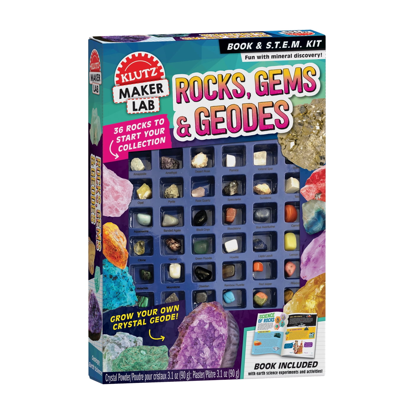 Klutz Maker Lab Rocks, Gems & Geodes