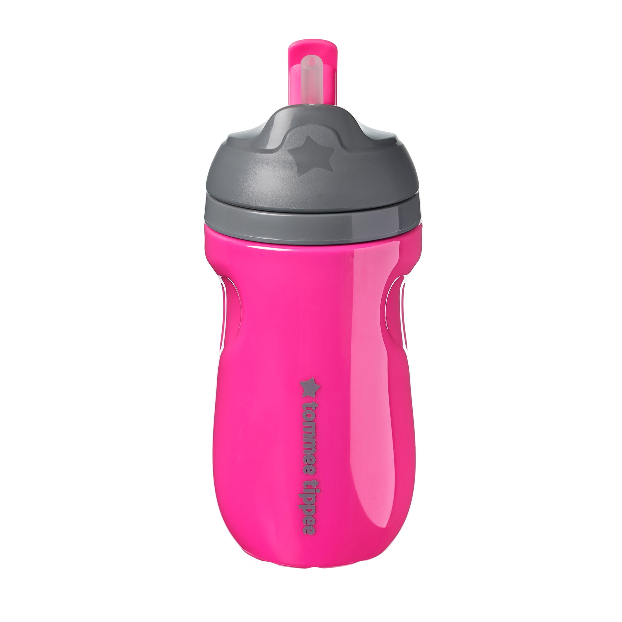 Tommee Tippee Insulated Toddler Straw Sippy Cup (9oz, 12+ Months, 1 Count) | Pink