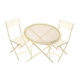thumbnail image 1 of Accesorios para jardín de hadas, mesa y sillas de exterior para casa de muñecas, muebles para casa de muñecas Amarillo, 1 of 7