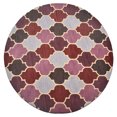 thumbnail image 2 of Rugsotic Carpets Hand Tufted Wool Eco-Friendly Area Rugs - 8'x8', Round, Multicolor, Modern Contemporary Design, High Pile Handmade Anti Skid Rugs for Living Room, Bed Room (K08614), 2 of 6