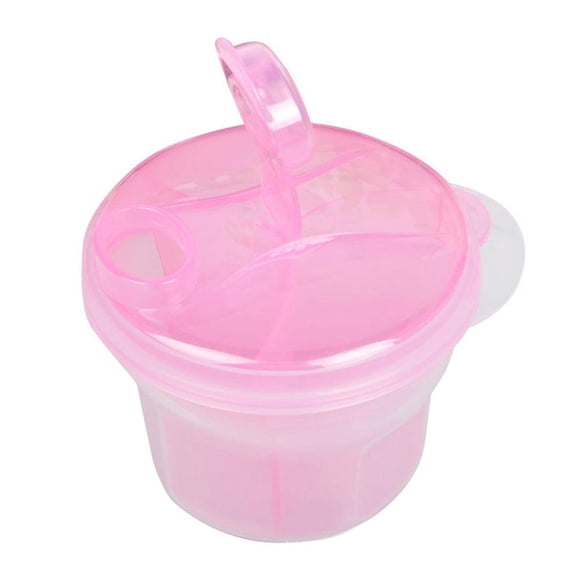Dispensador De Leche En Polvo Contenedor De Alimentos De 3 Secciones Contenedor De Almacenamiento De Fórmula Para Bebés Caja De Alimentos Para Viajes Al Aire Libre Methold BA001479-01