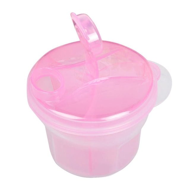 Dispensador De Leche En Polvo Contenedor De Alimentos De 3 Secciones Contenedor De Almacenamiento De Fórmula Para Bebés Caja De Alimentos Para Viajes Al Aire Libre Methold BA001479-01