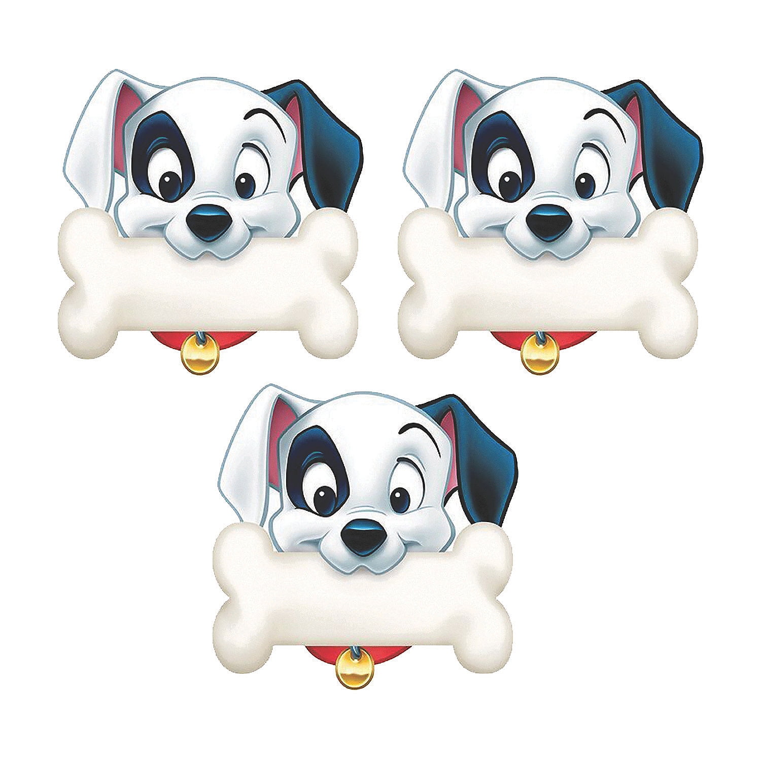 101 Dalmatians Dog Bone Cutouts - Educational - 36 Pieces - Walmart.com - Walmart.com