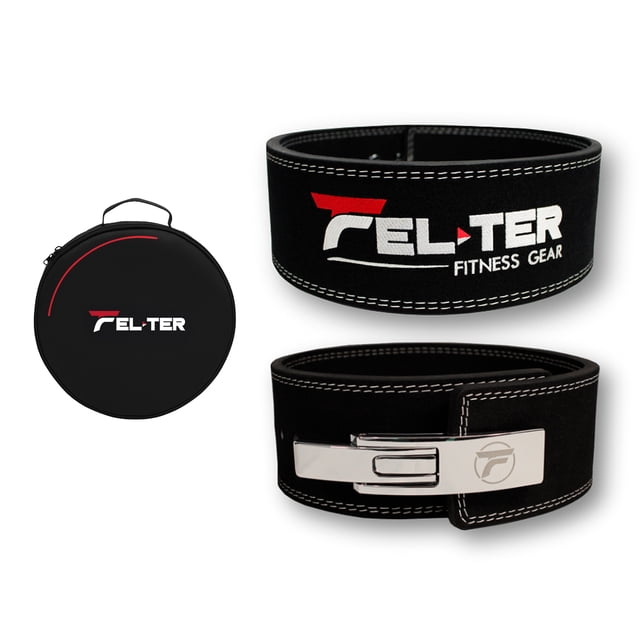 Cinturon Lever 10mm Profesional (Powerlifting) FELTER SPORTS Felter Fitness Negro / M
