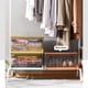 thumbnail image 3 of Almacenamiento De Libros Plegable, Cesta Plegable, Contenedor De Almacenamiento Apilable Con Ruedas, Organizador De Libros matsuzay HA044175-01, 3 of 6