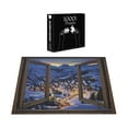 thumbnail image 5 of Ambesonne Landscape Jigsaw Puzzle, Winter Season Town, Heirloom-Quality Fun Activity for Family Durable Cardboard, 1000 pcs, Multicolor, 5 of 5