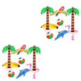 thumbnail image 1 of Soidarity Globo inflable de fiesta hawaiana, accesorios de cumpleaños de playa de PVC Tropical, juguete para niños al aire libre, piscina tipo tipo 1 2Conjunto, 1 of 6
