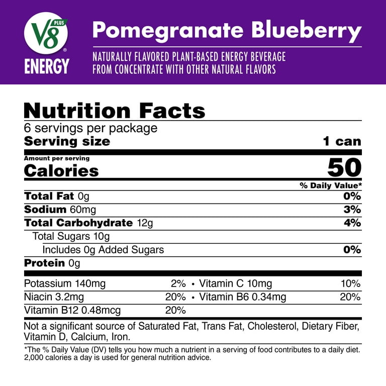V8 Energy Pomegranate Blueberry