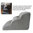 thumbnail image 3 of Pet Ramp With Gentle Slopes Angle, Non-Slip High Density Foam Stairs For Easier Climbing, Portable And Machine Washable Cover, Ideal For Older Or Injured Pets, Suitable For High Beds Or Couches, 3 of 5