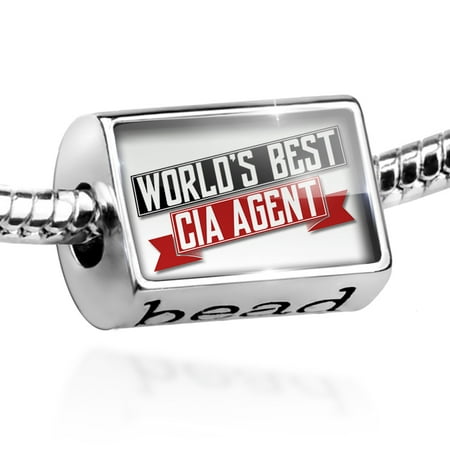 Bead Worlds Best CIA Agent Charm Fits All European