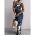 thumbnail image 5 of Women'S Summer Long Dress Casual Slip Slim Sleeveless Bodycon Maxi Dresses for Women Dark Blue XXL, 5 of 7
