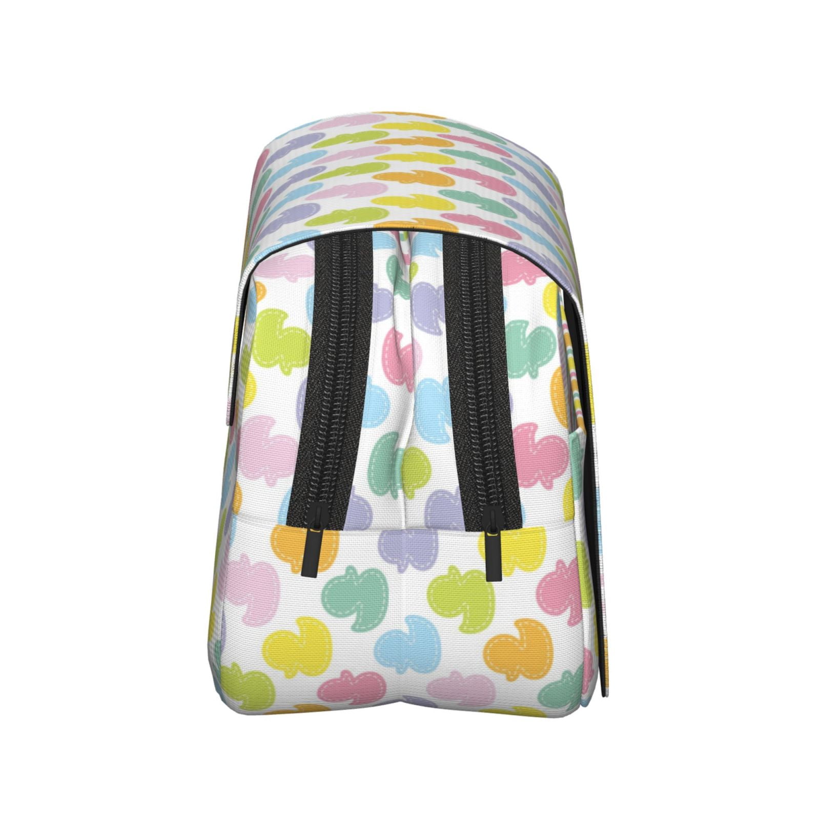 Kdxio Colorful Rubber Duck for Double Compartment Pen Case Oxford Organizer with Zipper Pockets for Students Artists