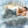 thumbnail image 3 of OMERAI 50"x 70" Breathable Cooling Blanket for Hot Sleepers, Night Sweats, Lightweight Double Sides Summer Blankets Q-Max>0.5 Arc-Chill, Green, 3 of 8