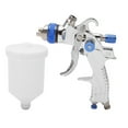 Gravity Spray Gun Kit with Paint Jug Air Inlet Connector Pressure Gauge