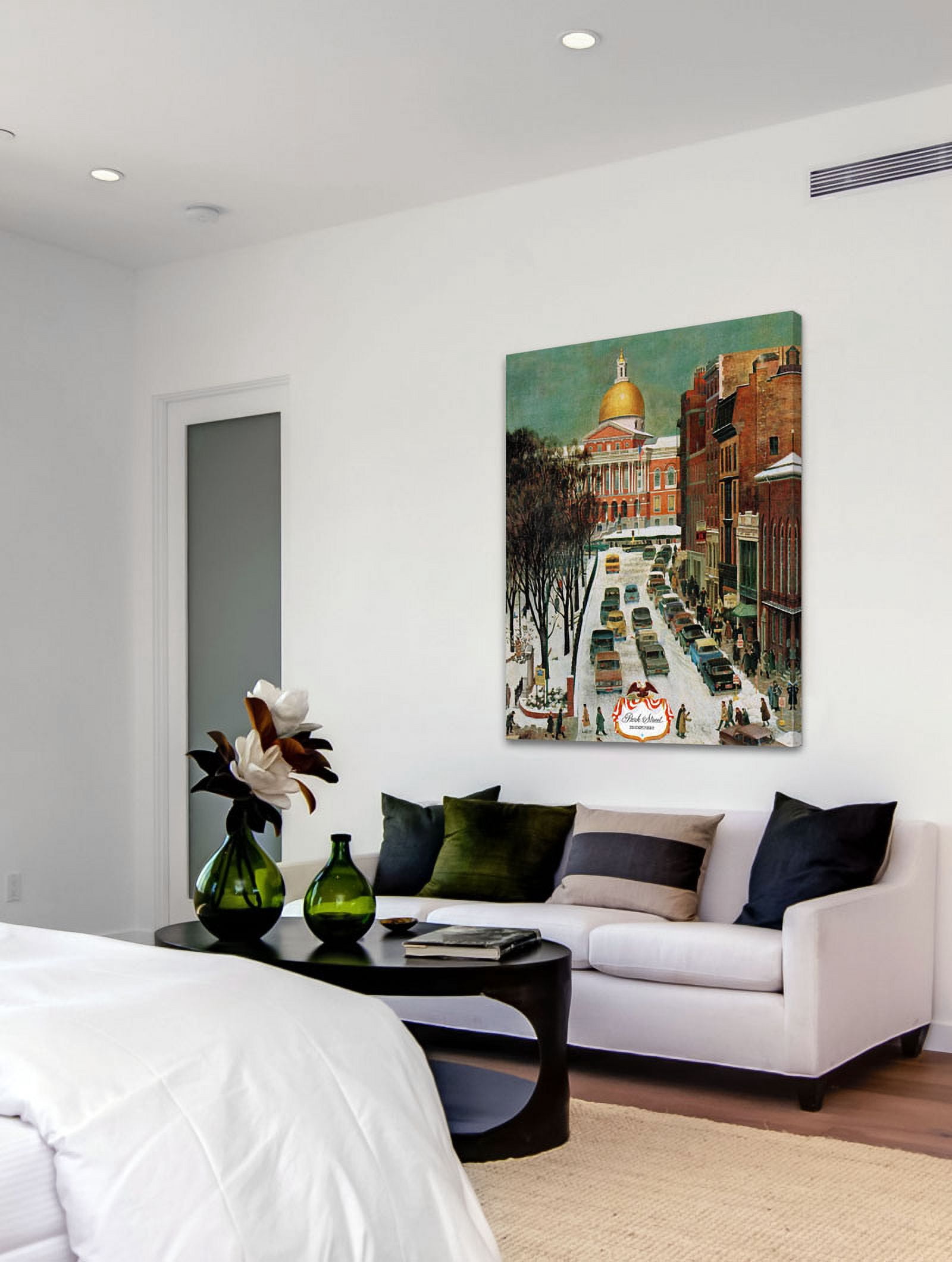 Marmont Hill "Park Street, Boston" by John Falter Painting Print on Canvas