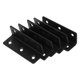 thumbnail image 1 of WEUVEB 5Ud Soportes Metálicos En L De Acero Inoxidable Negro Para Muebles Y Estantes Uso Doméstico, 1 of 8
