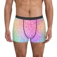 thumbnail image 4 of Wukai Colorful Glitters Print Men’s Underwear Breathable Boxer Briefs,&nbsp;Moisture Wicking & Breathable-Large, 4 of 7