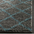thumbnail image 3 of Safavieh Arizona Wayra Geometric Diamonds Shag Area Rug or Runner, 3 of 6