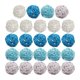 thumbnail image 2 of Bolas de Mimbre de Ratán 24/15 Piezas Azul Gris Blanco Sunnimix, 2 of 3