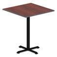 thumbnail image 2 of Alera Reversible Laminate Table Top, Square, 35 3/8w X 35 3/8d, Medium Cherry/mahogany, 2 of 6