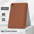 thumbnail image 4 of KOMI Case for Galaxy Tab A9+/A9 Plus 11 inch 2023, Slim Stand Protective Smart Cover with Hard PC Translucent Back Shell for Tab A9 Plus Tablet (SM-X210/X216/X218), Auto Wake/Sleep, Dark Coffee, 4 of 5