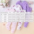 thumbnail image 5 of UAYOTSE Little Girls 3‑Piece Long Sleeve Loungewear Set Bow & Heart Pattern Soft Knit Tops and Elastic Waist Pants Daily Home Outfit Size 9-12 Months, 5 of 6