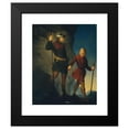 thumbnail image 2 of Friedrich Krepp 20x24 Black Modern Framed Museum Art Print Titled - The Salvation of Emperor Maximilians I from the Martinswand (1849), 2 of 5