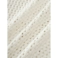 thumbnail image 4 of Sheer Crochet White Tank with Button Detail, 4 of 5