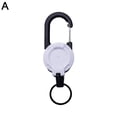 thumbnail image 1 of Outdoor Automatic Wire Rope Luya Anti-theft Tactical Retractable Keychain C6C3, 1 of 9