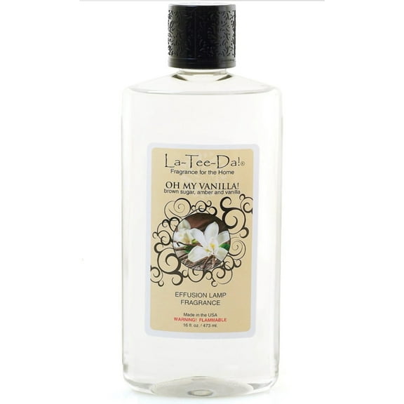 OH MY VANILLA La-Tee-Da Effusion & Fragrance Lamp Oil Refills - 16 oz