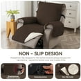 thumbnail image 3 of Lavish Cover 100% Waterproof Recliner Chair Cover, 1 Piece Non-Slip Recliner Chair Slipcovers, Washable Furniture Protector with Pockets & Elastic Straps for Kids Pets, 28 inch, Beige, 3 of 12