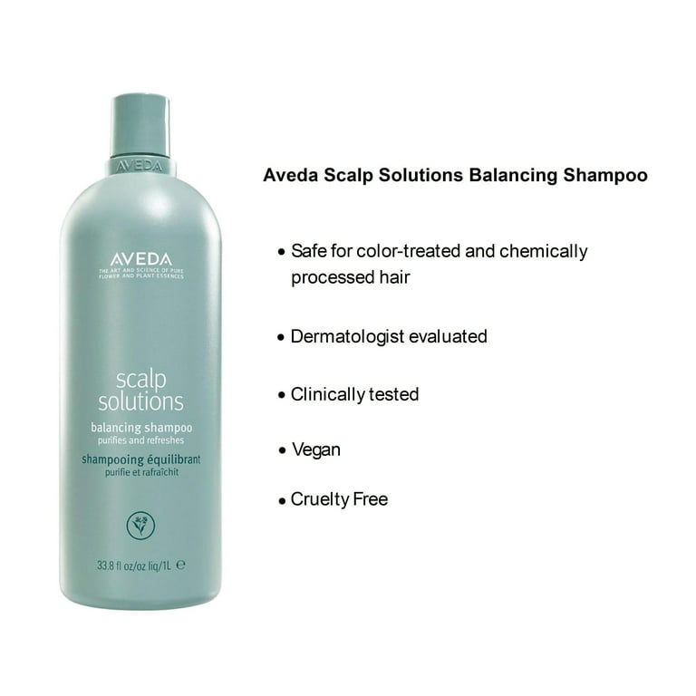 Aveda Scalp Solutions Balancing Shampoo, Free Pump, 33.8 fl oz