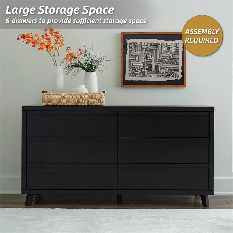 Ashley Furniture Danziar Black Dresser
