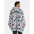 thumbnail image 3 of Hello Kitty & Friends Men's and Big Men's Oversized Graphic Hooded Sweatshirt, One Size Fits Most, 3 of 5