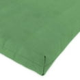 thumbnail image 6 of Jordan Manufacturing 45.5" x 23" Canvas Cucumber Green Solid Rectangular Outdoor Chair Cushion with Ties, 6 of 9