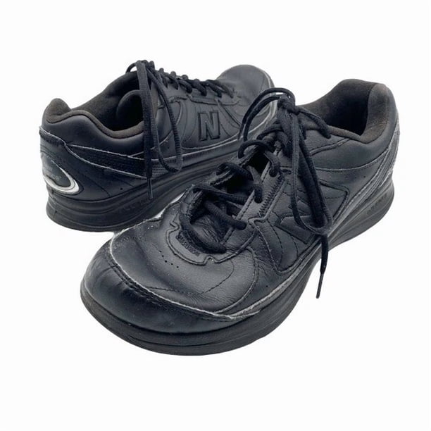 New Balance 577 Black Walking DSL-2 Shoes Men's Size 9.5 Leather Diabetes Casual