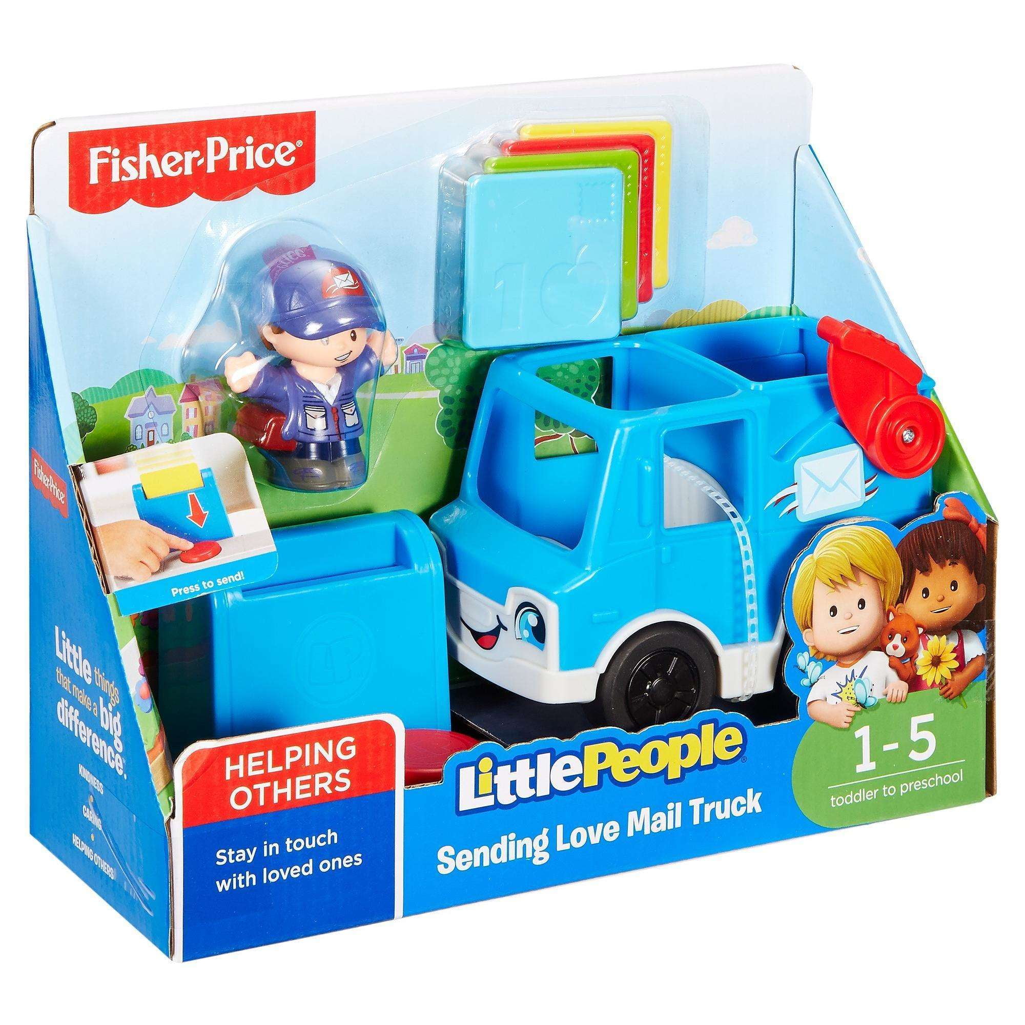 fisher price little people mail truck