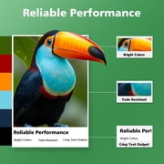 67XL Ink Cartridges Compatible for HP 67 Ink Cartridges bundle for DeskJet 2700e 2700 2855e 2755e 2755 4155e 4255e for Envy 6000 6055e 6400 Printer