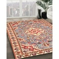 thumbnail image 2 of Ahgly Company Indoor Rectangle Traditional Orange Medallion Area Rugs, 5' x 7', 2 of 6
