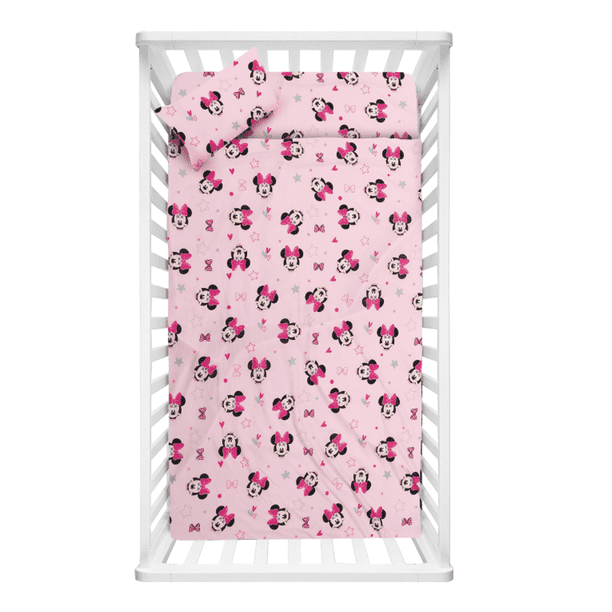 Sabanitas de camiseta Cuna CHIQUI MUNDO Minnie