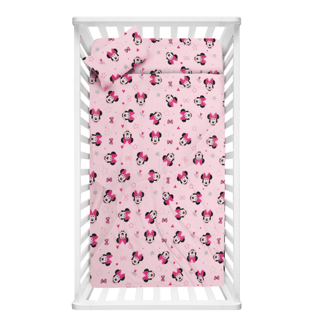 Sabanitas de camiseta Cuna CHIQUI MUNDO Minnie