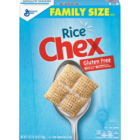 Rice Chex Cereal, Gluten Free, 18 oz (Best Low Carb Grains)